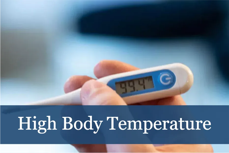High body temperature