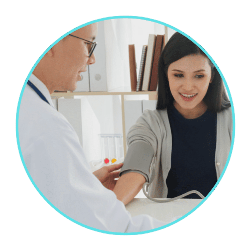 Preparation Before a Medical Check Up - Circle