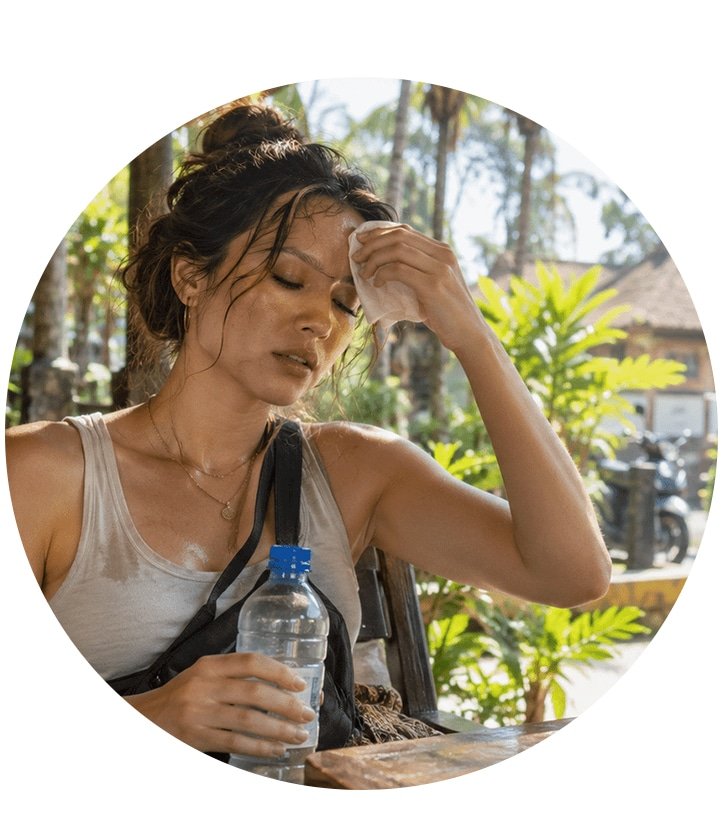 Dehydration in Bali